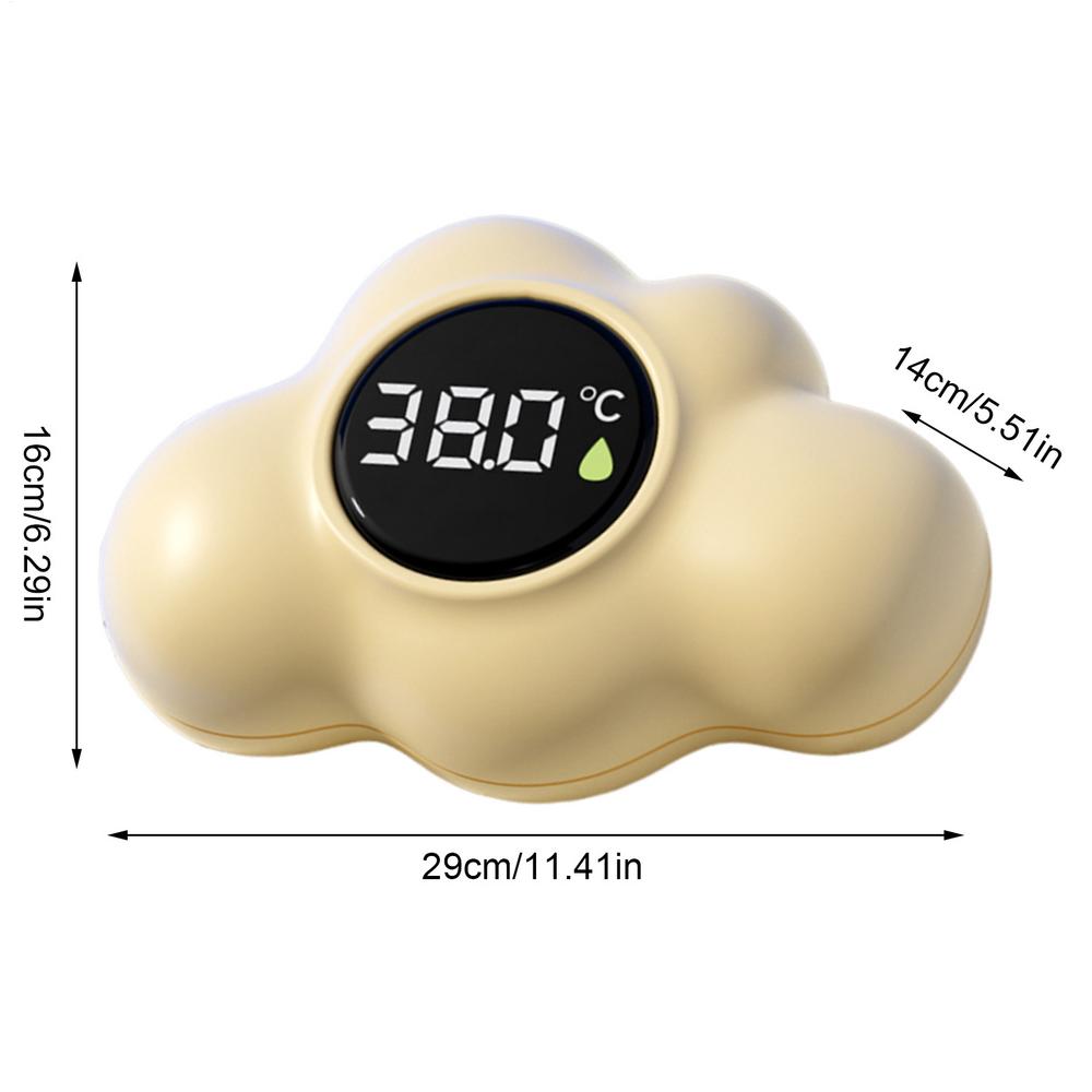 bath thermometer Tub Temperature Monitor Hot Cold Water Resistant Temperature Warning Monitor Upgraded Sensor LED display