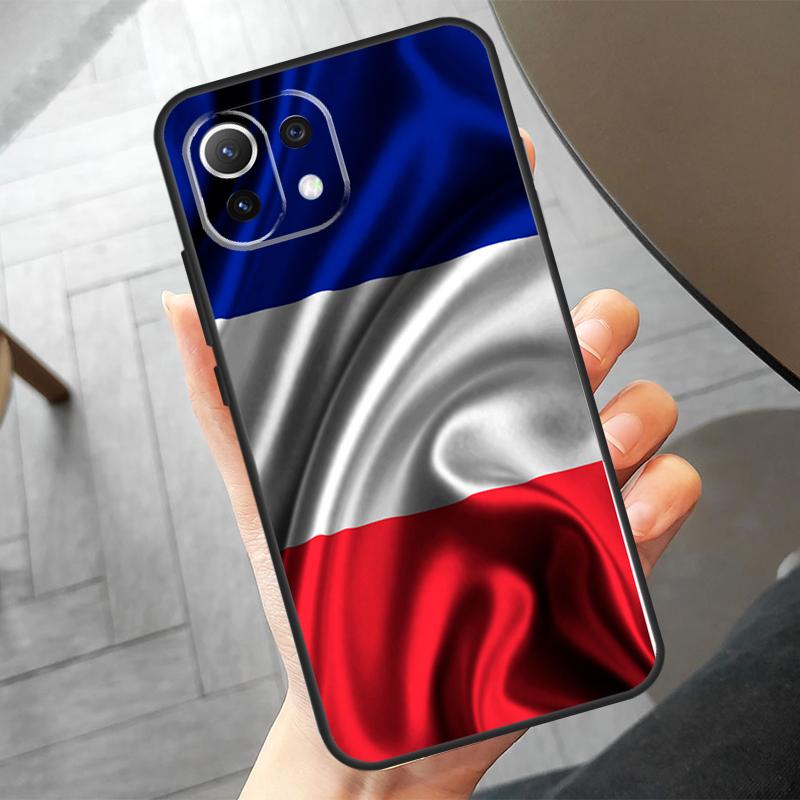 France Flag Case For Xiaomi 14T Pro 11T 12T 13T Mi 15 13 14 Ultra POCO X7 Pro X3 X5 X6 F5 F6 F7 Cover