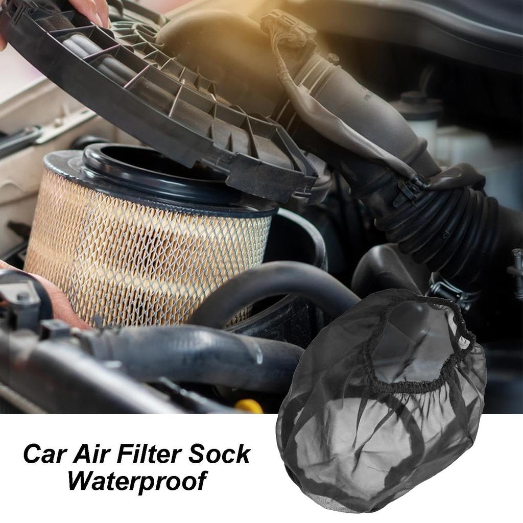 Cold Air Intake Cover, Air Filter Protective Cover | Dustproof Air Filter Wrap for Waterproof Rain Socks, Intake Filters