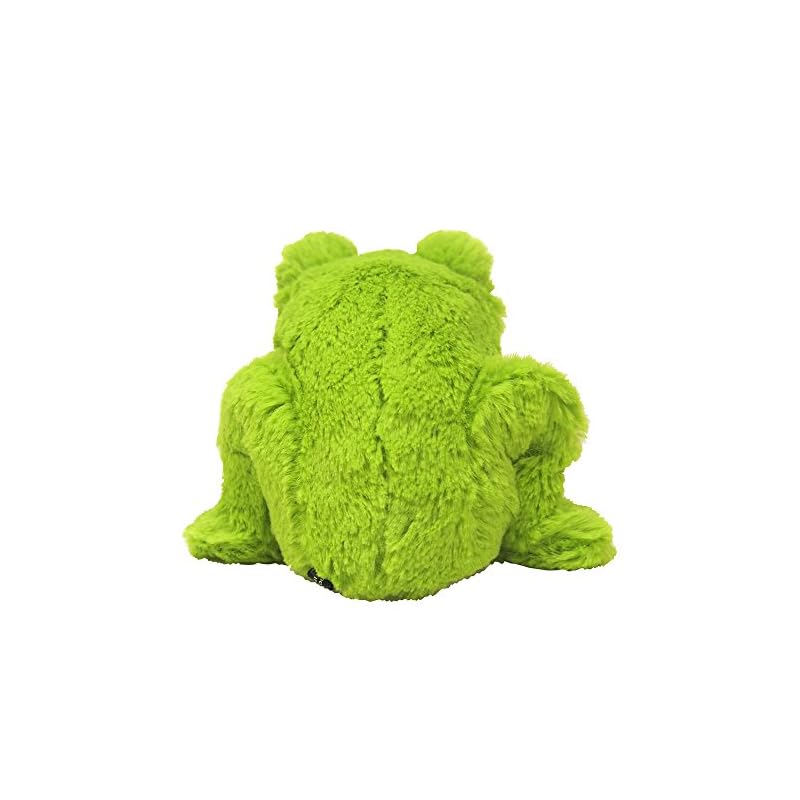 Sun Lemon Fluffy Frog Small Stuffed Animal Toy, 12.9 x 7.2 x 15cm