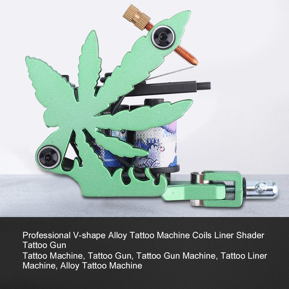 Professional V Shape Alloy Tattoo Machine Coils Liner Shader Tattoo Gun