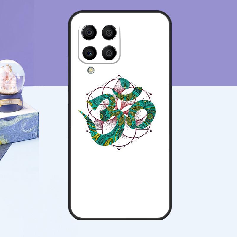 Aum Om Namaste Symbol Zen Yoga Case For Samsung Galaxy M21 M31 M51 M20 M30s M13 M23 M33 M53 M14 M34 M54 M12 M32 M52 Cover