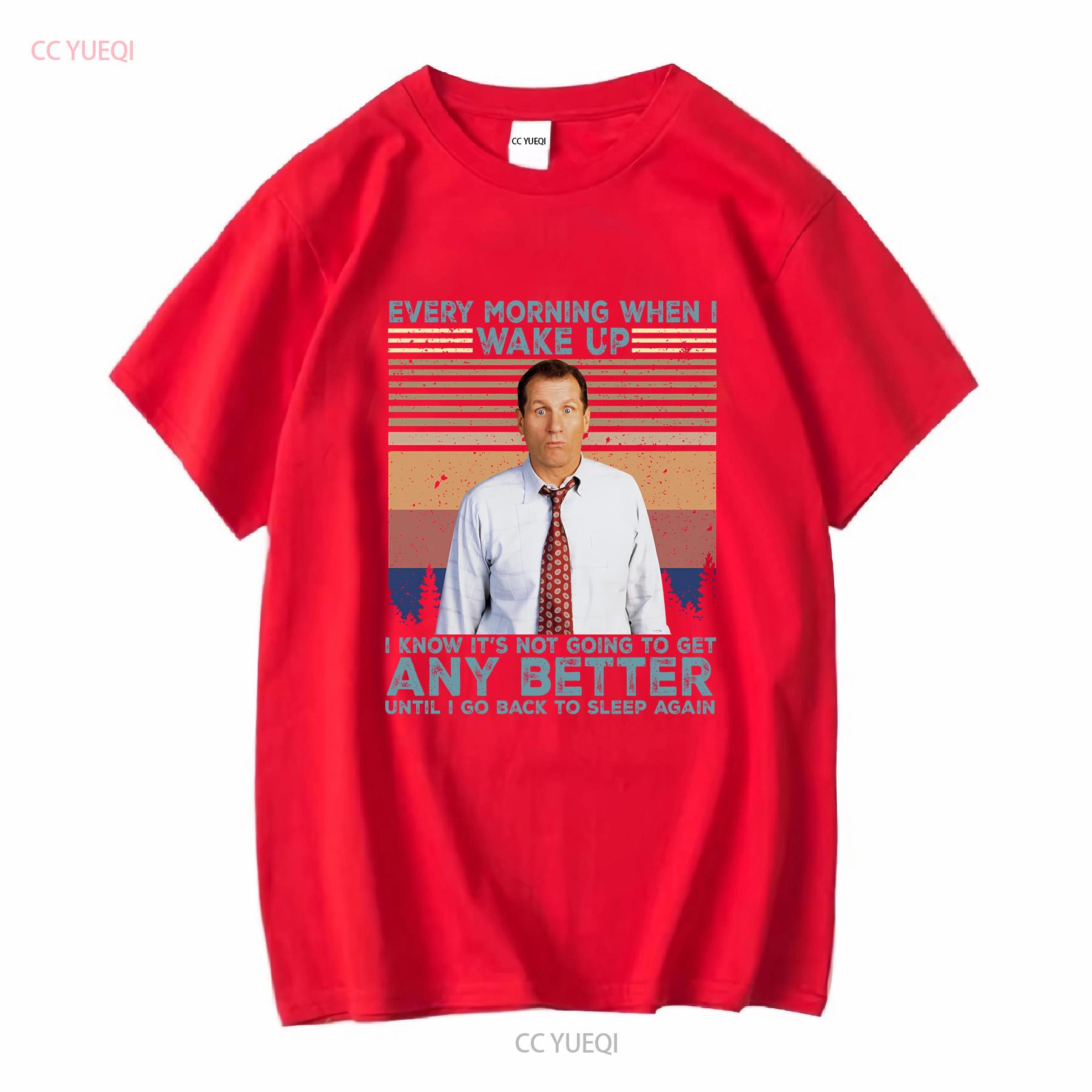 Женаты и с детьми Эл Банди Каждое утро, когда я просыпаюсь Винтажная футболка Ретро Винтажные цитаты из фильмов винтаж Стираный принт S