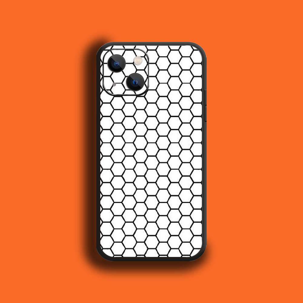 Honeycomb Yellow Bee Phone Case For iPhone Samsung Galaxy Redmi Xiaomi Oppo OnePlus Note S A 7 8 9 10 11 12 13 14 20 21 22 23 53 54 Pro Max Plus Ultra