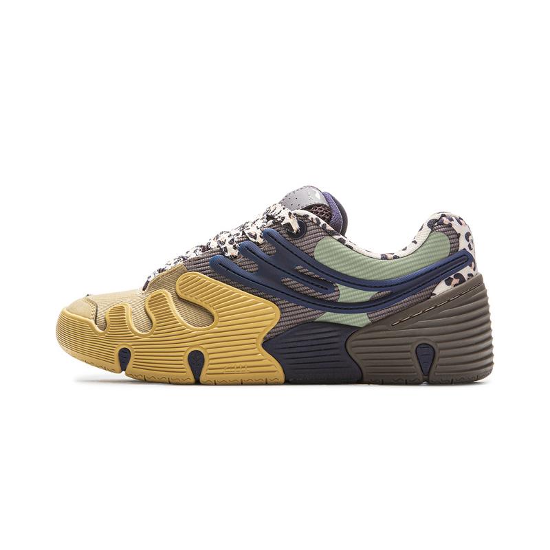 

Li Ning Tian Jiao Удобные Универсальные Модные Амортизирующие Легкие Кроссовки с Низким Верхом Повседневные Кроссовки Унисекс Коричневый Фиолетовый AEPV049-6 40⅓