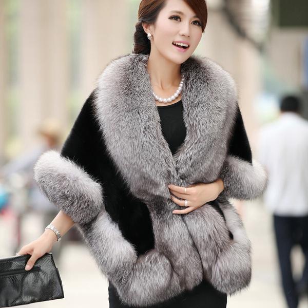 winter fur cloak