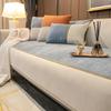 Luxury Splice Wide Edges Sofa Cover Anti-slip Corner Sofa Cushion Chenille Cloth Decor Sofacover Leather Sofa Protector Cover