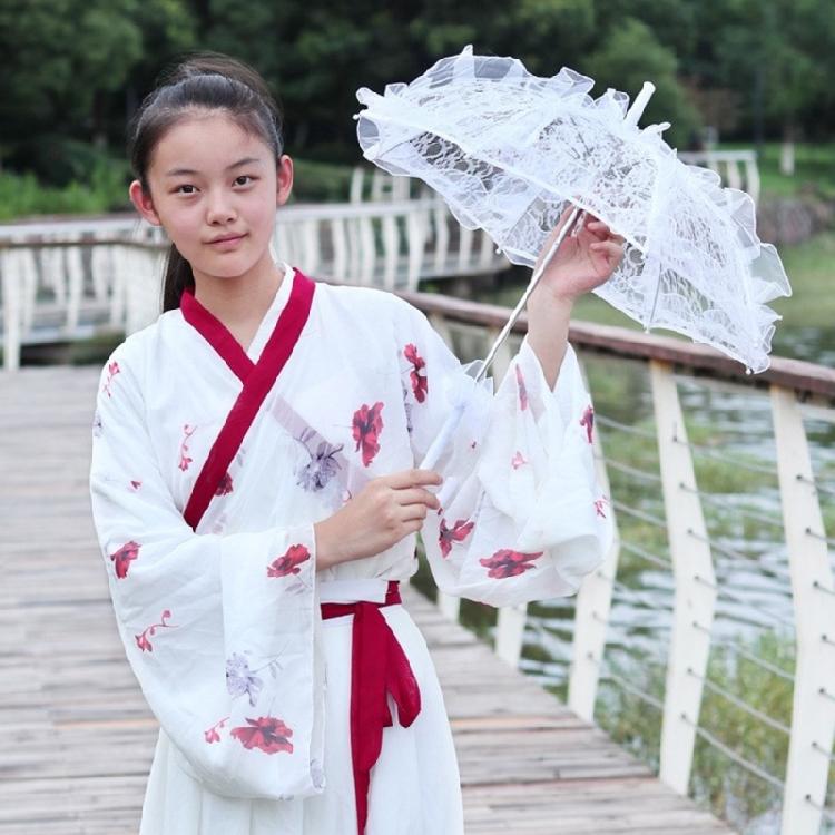 Jedinečné krajkové dekorativní deštníky, více barev, pro pódiová vystoupení, Halloween