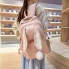 Schoolbag, Korean sweet schoolbag, cute bunny ear backpack for girls, middle schoolers, large capacity, high school and college student backpack trend