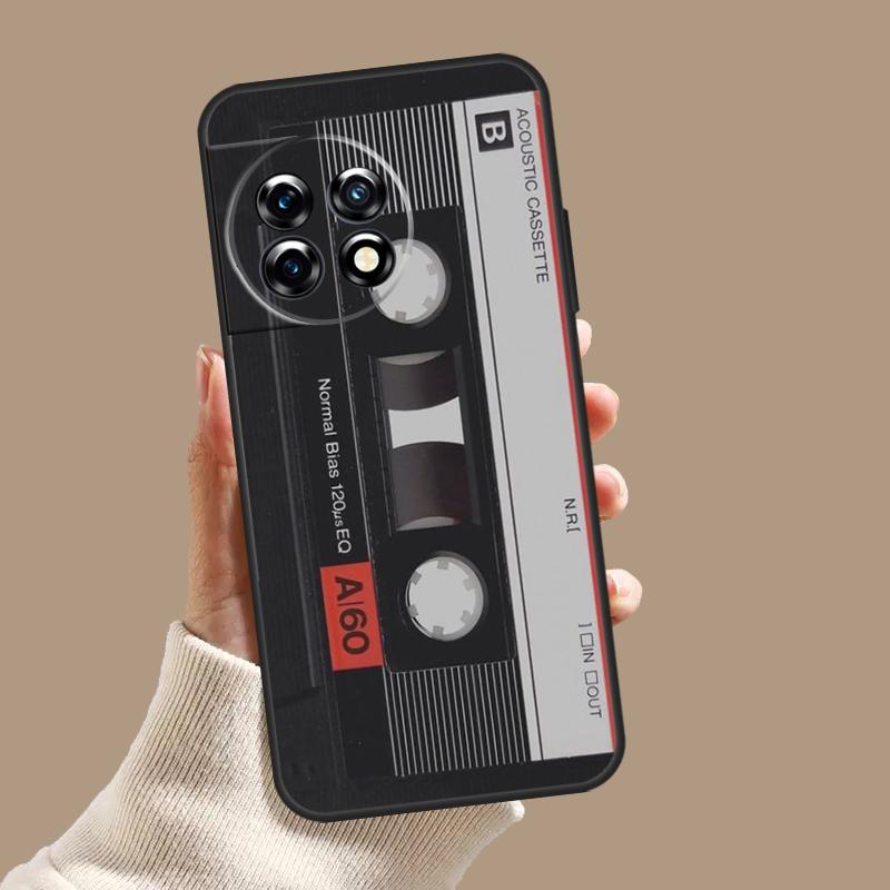 Art Cassette Tape Design Case For OnePlus Nord CE 5 2 3 4 Lite N30 OnePlus 13 11 12 15 13T 13R 10T 12R 9 10 Pro Cover