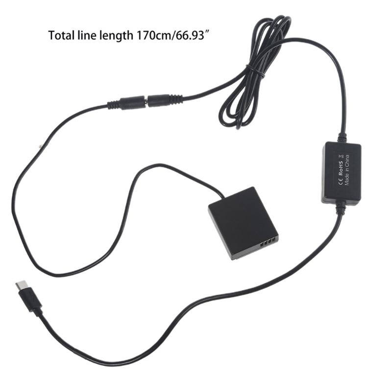DMW-DCC11 USB Cable BLG10 Battery for DC Coupler for Panasonic for Lumix DMCGF6 DMCGF5 DMC-GF3 GF3K GX7 S6 S6K GX80 GX85