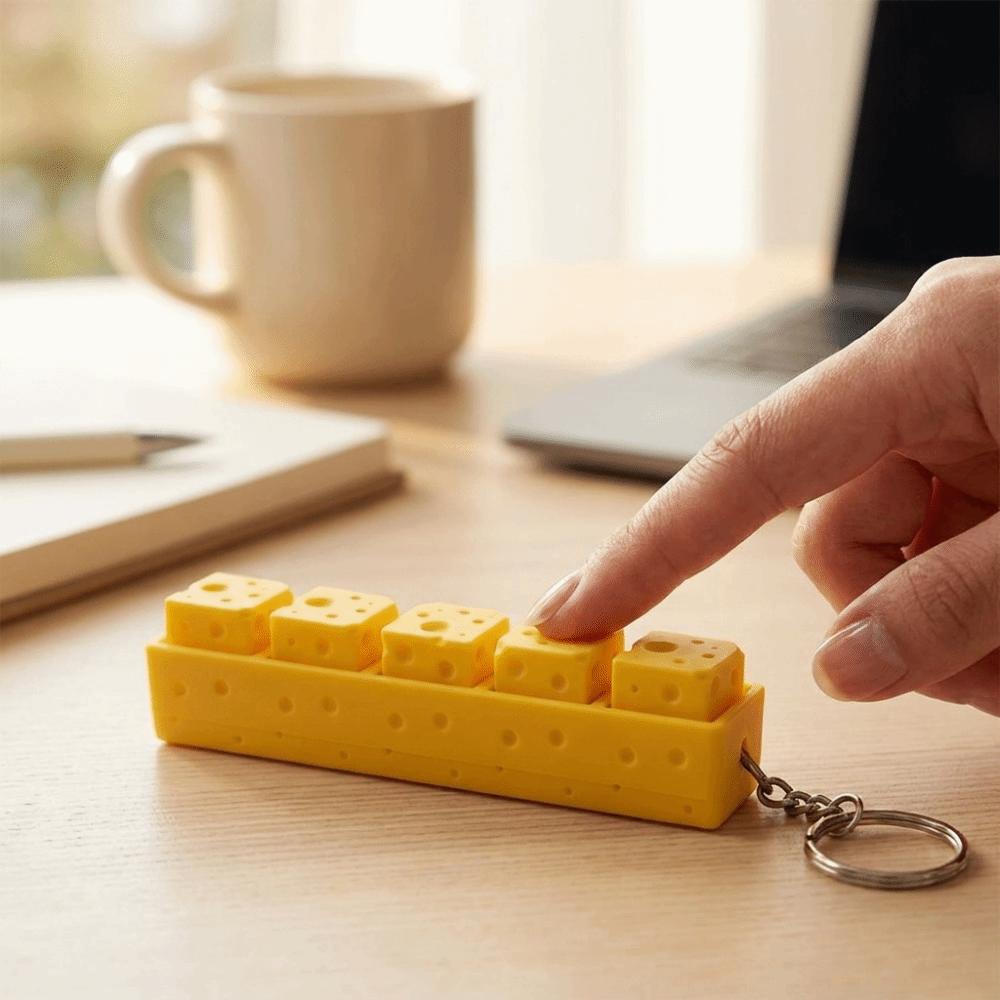 Clicking Sound Mini Keyboard Decompression Button Finger Toys Restless Mood Calming