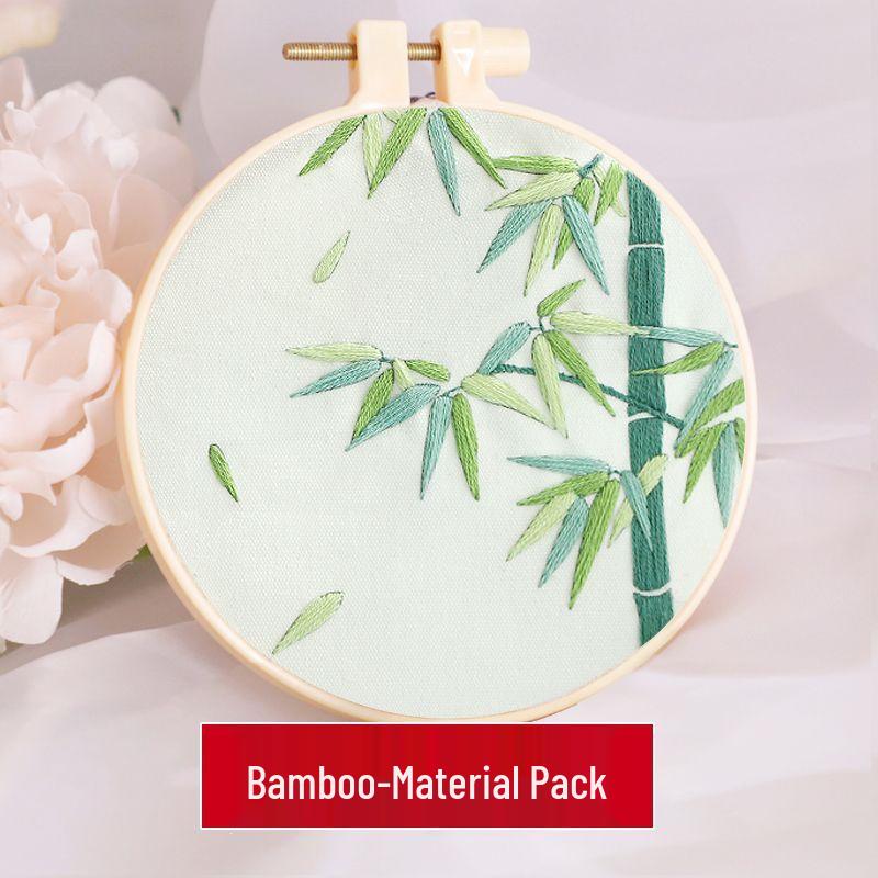 Beginner's Hand Embroidery Kit: Create Su Embroidery, Punch Needle, Ribbon Embroidery, and Cross-Stitch Items.
