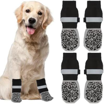 2 Pairs Pet Dogs Breathable Socks Double Design Anti-licking Claws Protection Non-slip Dog Socks Dogs Socks Shoes Pets Supplies