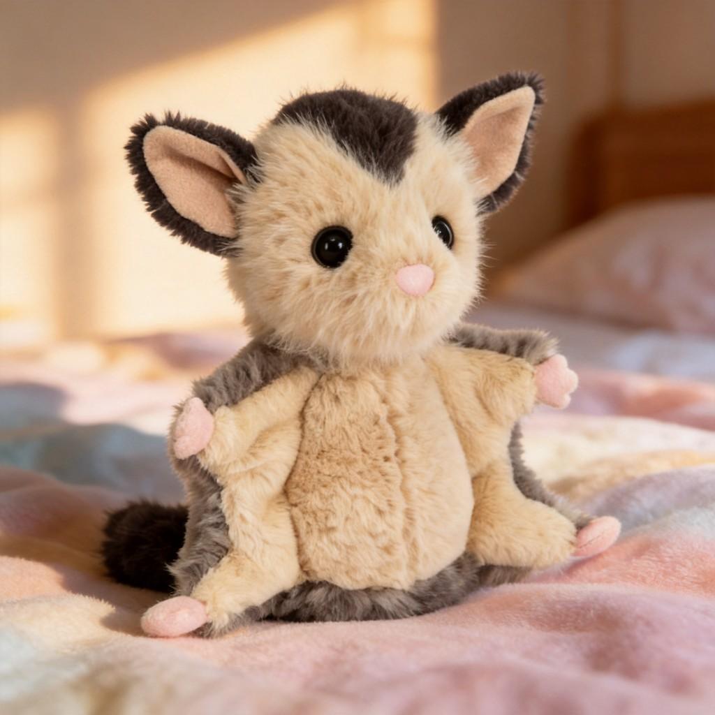 Peluche Ghiro dello zucchero con tessuto di cotone per alleviare lo stress e come regalo