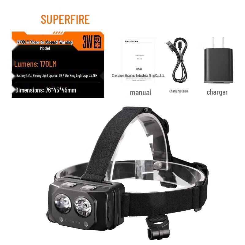 

SupFire EP06-A Rechargeable Explosion-Proof LED Headlamp