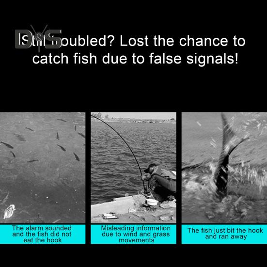 Elektronischer Angelbissalarm, Summerlicht, verstellbarer Gurt, 80 dB, Nachtalarm für Angelruten, lichtempfindliche elektronische Bissanzeiger, Schlagsensorlampe