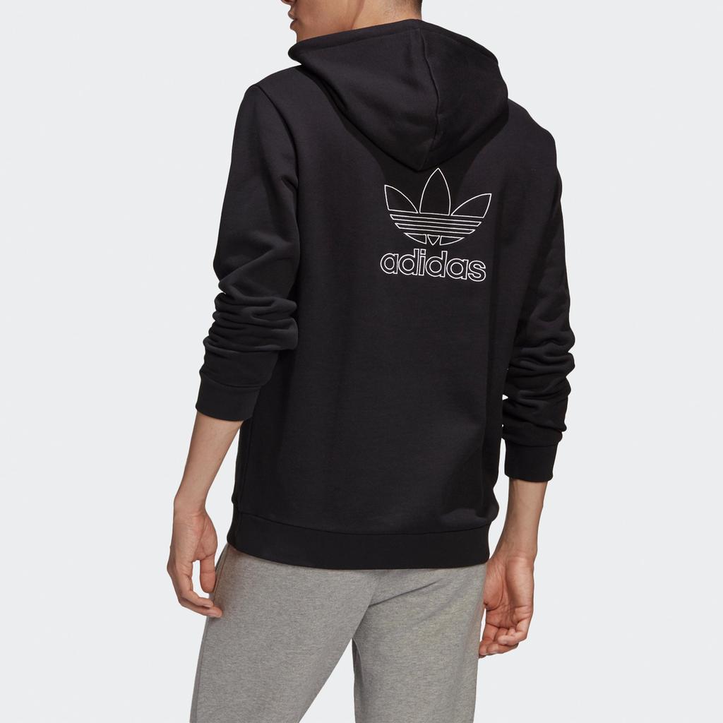 adidas Originals Men's Trefoil Logo Hoodie Black GE0795