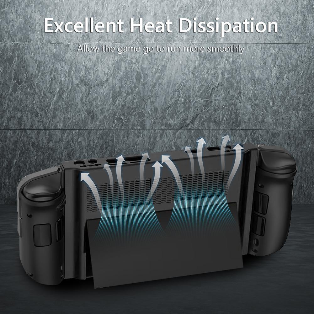 Protective Case For Lenovo Legion Go Game Handheld Console Flexible TPU Cover Wirh Rocker Cap Anti-shock And Anti-fall Case