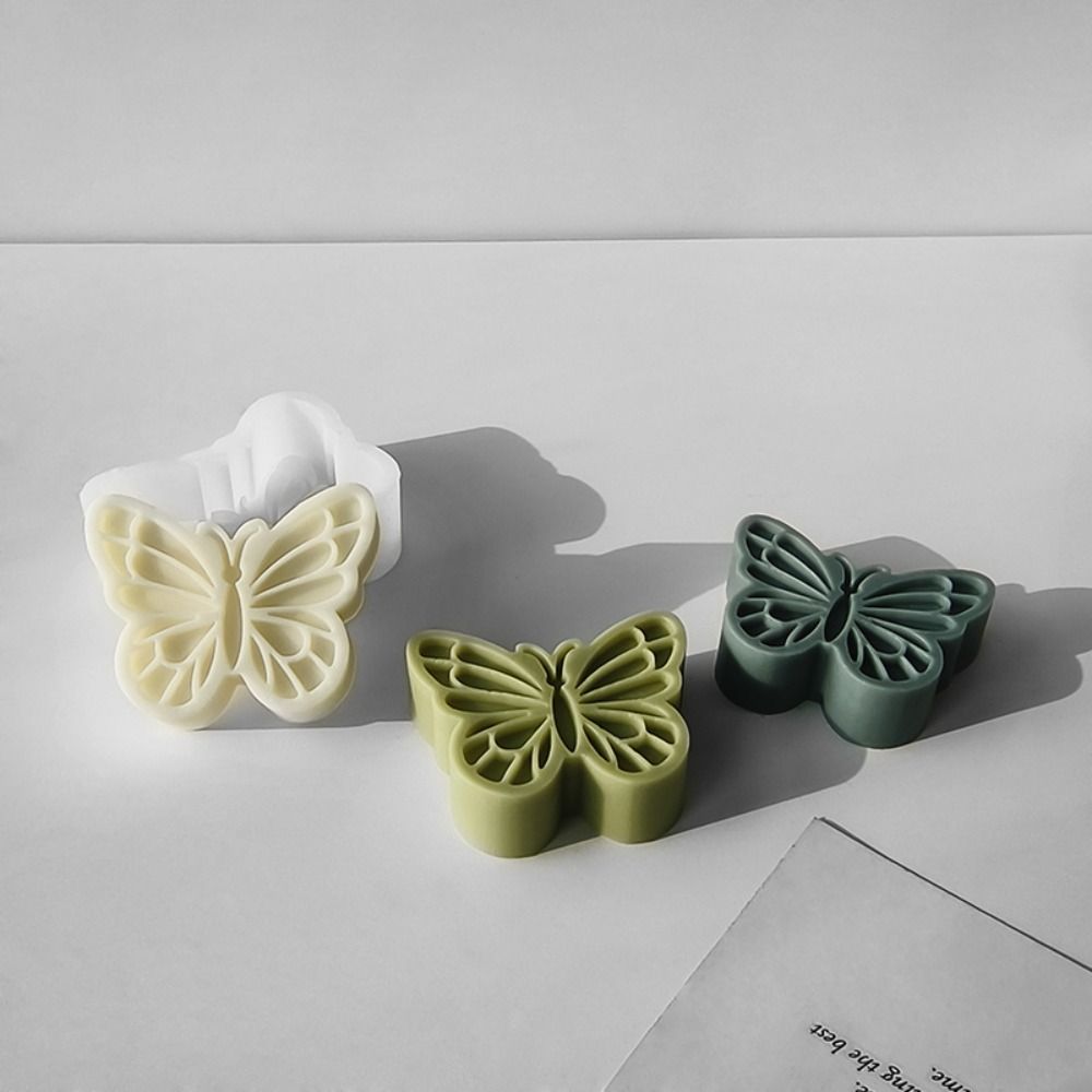 Odorless Candle Mold Silicone Soap mould DIY Butterfly Shape Mold  Candle Making