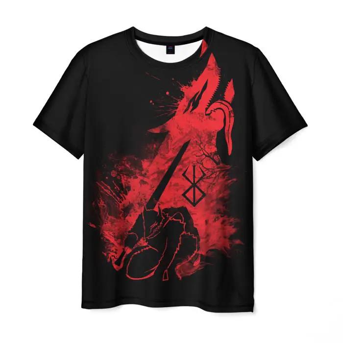 Anime Berserk Guts Printed T-shirts 3D Men/Women Stylish Harajuku Tee Shirt Casual Personality Short Sleeve Top Clothing