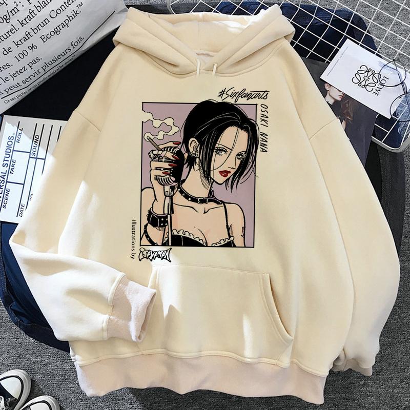 Nana Hoodies Women Y2k Aesthetic 2022 feUnisex Sweatshirts Pullover Graphic Printed