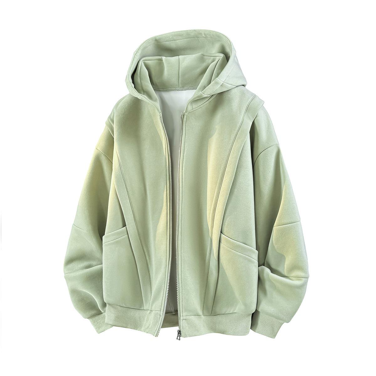 Men s Designer Hooded Fleece-Lined Jacket - Autumn/Winter 2025 Silhouette Cleanfit Style 3XL (165-185 kg)