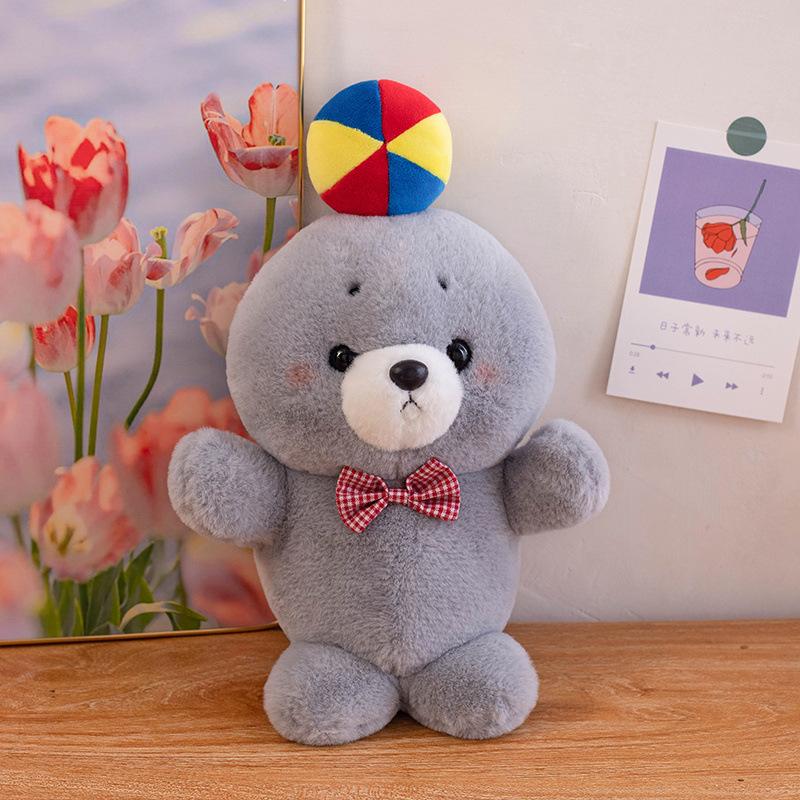 Cute Soft Little Seal Doll Plush Toy Aquarium Seal Doll Children's Company Soothing Doll