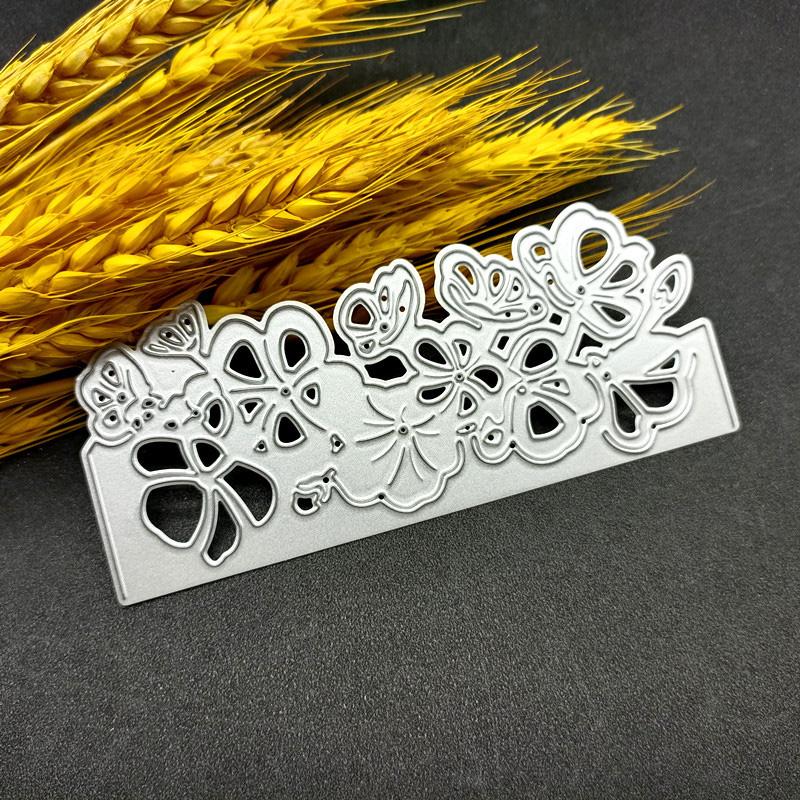 Metall-Stanzformen mit Blumen und Schmetterlingen, Spitze, für Grußkarten, Scrapbooking, Prägeschablonen, Kartenherstellung, Basteln, Dekor