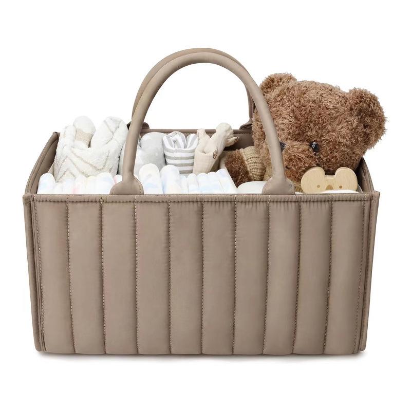 

Foldable Diaper Travel Tote: Large Capacity Mother & Baby Storage Bag хаки