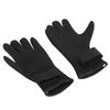 1 Pair Black Diving Gloves Scratch Proof Abrasion Resistant Neoprene Underwater Swimming Gloves for Snorkeling Fishing