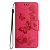 For Samsung Galaxy A35 5G Case Butterflies Flower Folding Stand PU Leather Phone Cover