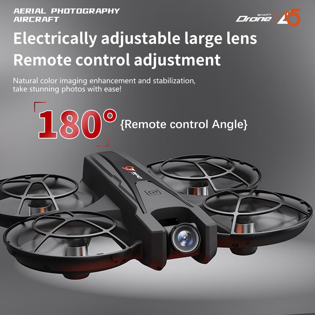 YL05 MAX Drone 8K Aerial HD Dual Camera Intelligent Obstacle Avoidance Screen Remote Control Brushless Power GPS Toys Drone