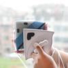 Magnetischer Dreieck-Doppelseitiger Fensterreiniger - Glaswischer und Schaber