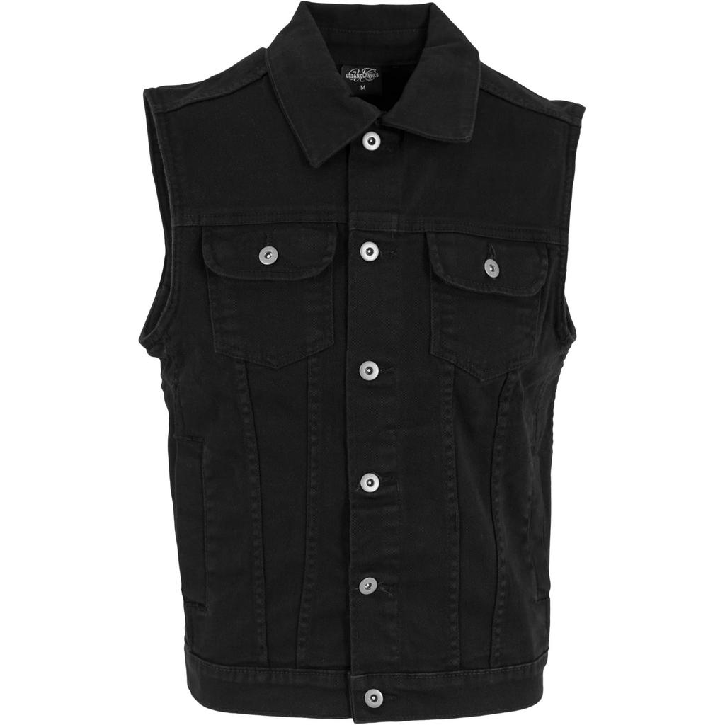 Gilet in denim da uomo Urban Classics