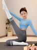 Top Longo de Pilates e Yoga Feminino de Alta Qualidade Outono/Inverno 2025 com Sutiã Embutido
