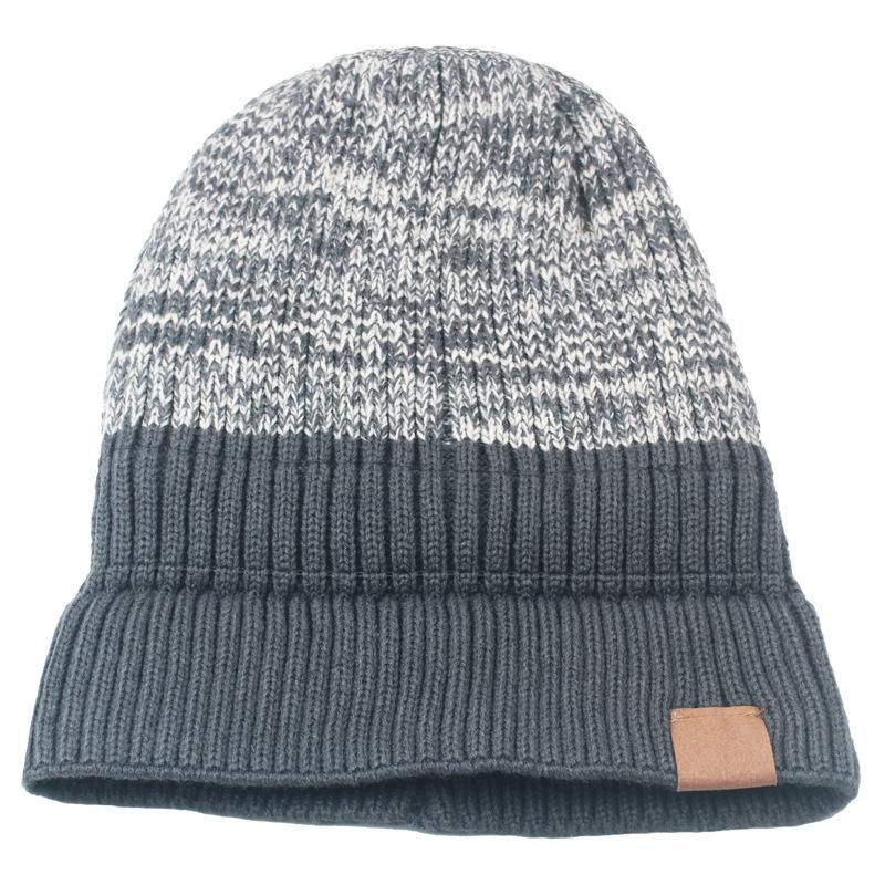 Wool hat women's winter face small knitted fleece thickened warm bald hat men's trendy windproof Internet celebrity letter cold hat