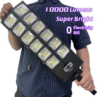 10000 Lumens Outdoor Solar Light Waterproof Garden Floodlight Motion Sensor LED Solar Light Human Photosensitive Courtyard Light