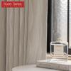 1PC Nuan Series Elegant Solid Color Blackout Curtain Double-sided Chenille Jacquard Thick Curtains for Bedroom Living Room Window for Home Decor