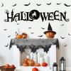 Lace Tablecloth Halloween Decoration Polyester Cobweb Table Runner Mantel Scarf Cover Spooky Celebration