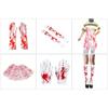 Sturdy Polyester Halloweens Prop Set Including Gloves Socks Apron for Horror Theme Parties