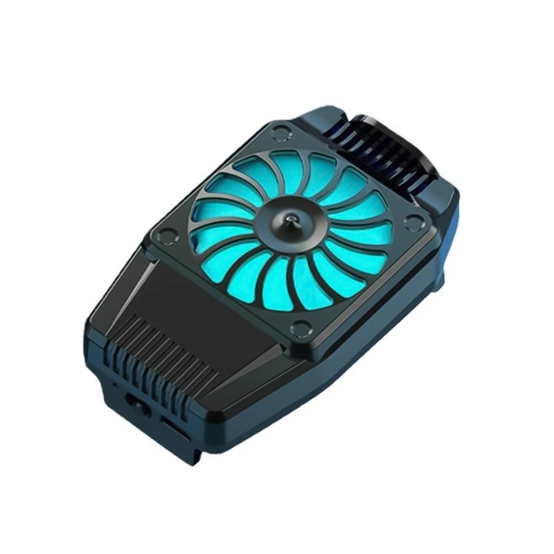 

Back Clip Type Radiator Cellphone Cooling Fan 5000RPM Heatsink for 4-6.7inch Phone Portable Mobile Phone Cooling System