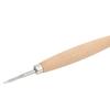 2pcs Double Head Leather Carving Tools Wooden Handle Leather Press Rub Tool  For Polymer Clay