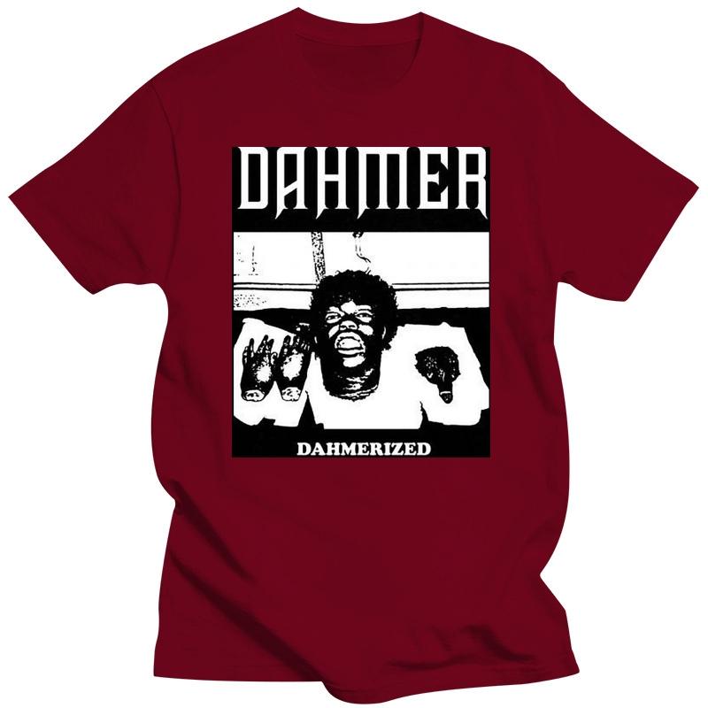 Dahmer V2 Dahmerized Tops Tee T Shirt Black Metal Grindcore All Sizes S-5XL Casual Plus Size T-Shirts Men’s