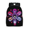 Rucsac Emoticlonele lui Raven Teen Titans Go pentru Bărbați Femei Casual Student Afaceri Daypack Geantă de Umăr Colegiu Exterior