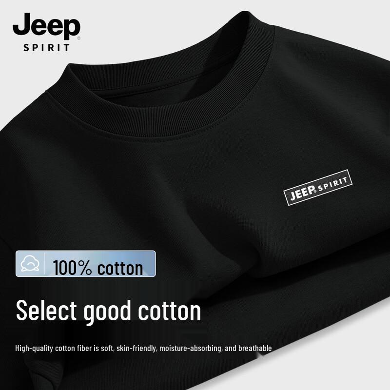 JEEP SPIRIT Men s 2026 American Style Short Sleeve T-Shirt 2XL