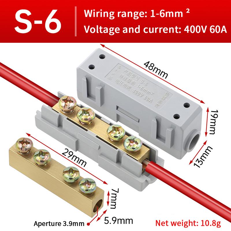 1/3PCS Quick Electrical Cable Terminal Blocks Junction Box Connectors High Power Splitter Wire Connector