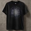 Blume des Lebens Shirt - Heilige Geometrie Mandala Spirituelles Grafik-T-Shirt