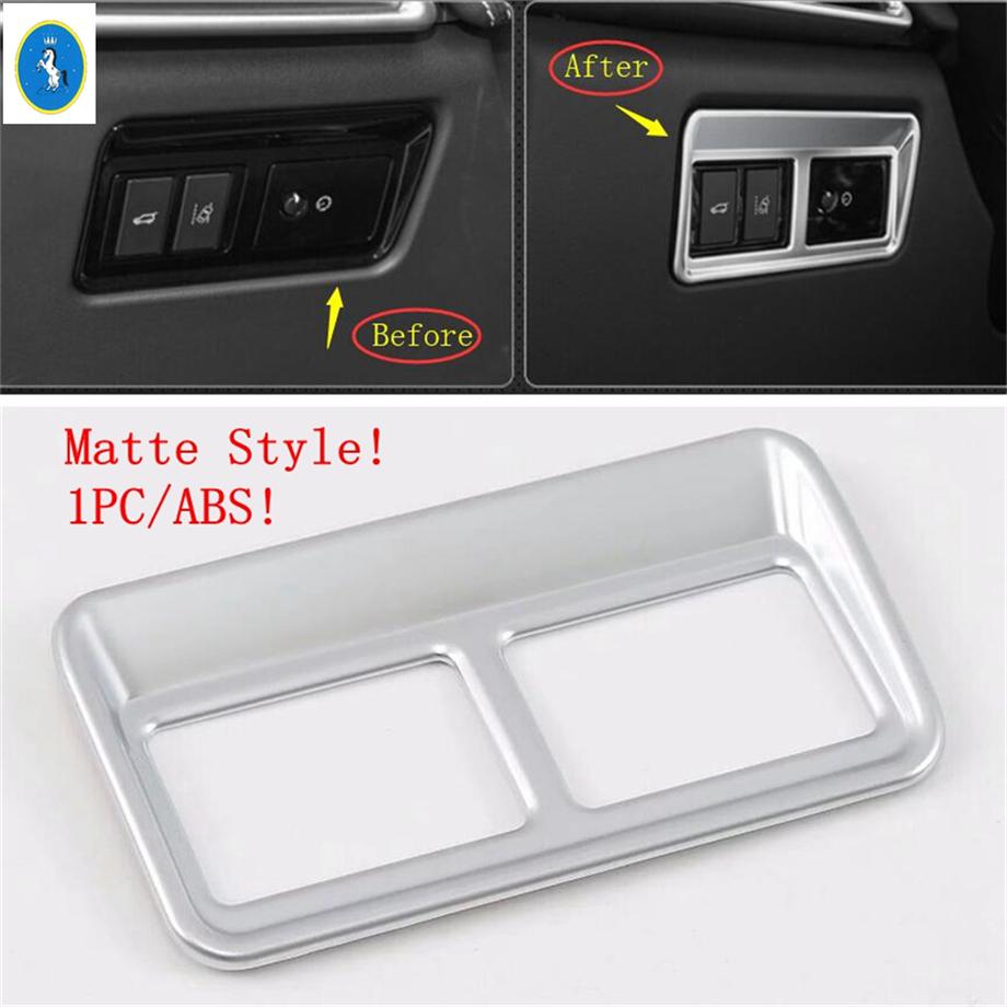 Glass Lift Button / Gear Shift Lights / Air Control Panel Cover Trim Fit For Jaguar E-pace E pace 2018 -  Matte Interior