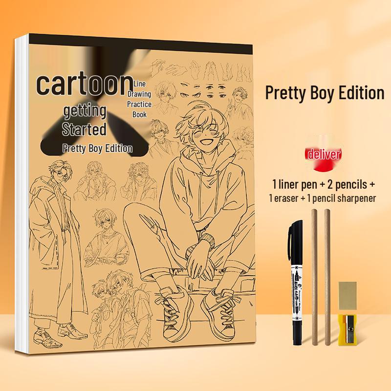Manga Beginners' Tracing Book: Cute Anime Girls & Chibi Characters